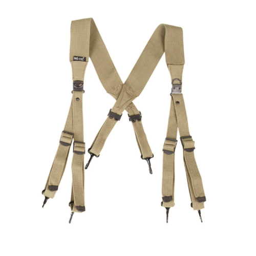 US Army M36 Khaki Suspenders